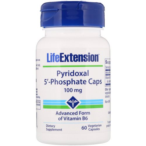 Life Extension, Pyridoxal 5'-Phosphate Caps, 100 mg, 60 Vegetarian Capsules Review