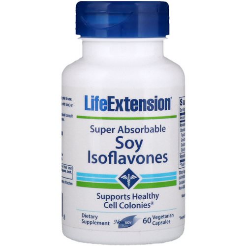Life Extension, Soy Isoflavones, Super Absorbable, 60 Vegetarian Capsules Review