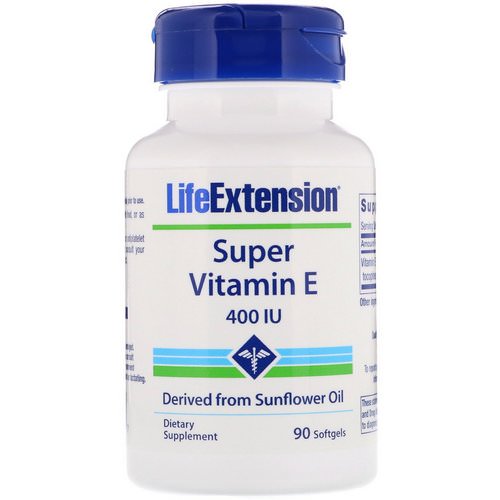 Life Extension, Super Vitamin E, 400 IU, 90 Softgels Review