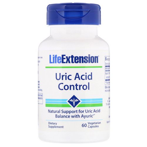 Life Extension, Uric Acid Control, 60 Vegetarian Capsules Review
