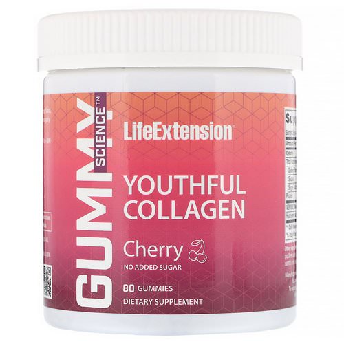 Life Extension, Youthful Collagen, Cherry, 80 Gummies Review
