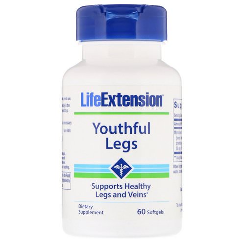 Life Extension, Youthful Legs, 60 Softgels Review