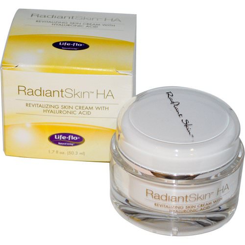 Life-flo, Radiant Skin HA, Revitalizing Skin Cream with Hyaluronic Acid, 1.7 fl oz (50.3 ml) Review