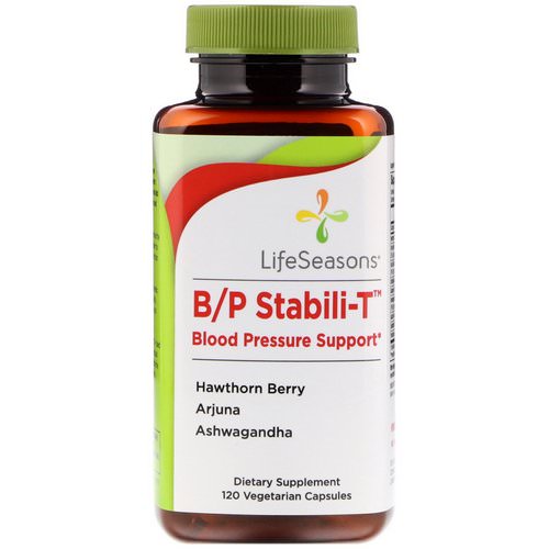 LifeSeasons, B/P Stabili-T Blood Pressure Support, 120 Vegetarian Capsules Review