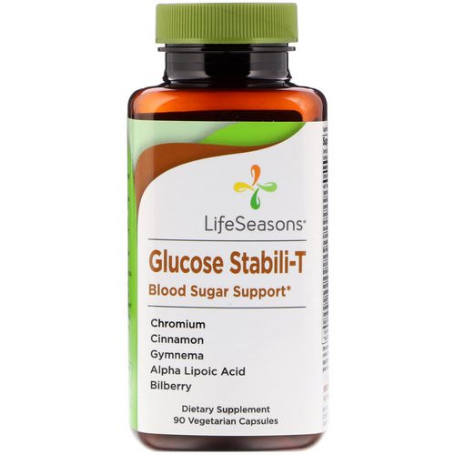 LifeSeasons, Glucose Stabili-T Blood Sugar Support, 90 Vegetarian Capsules Review