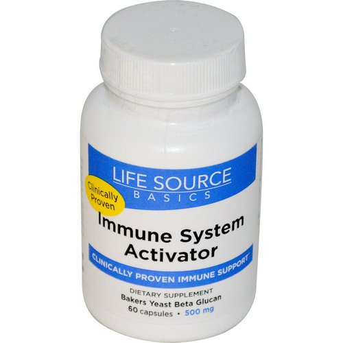 Life Source Basics (WGP Beta Glucan), Immune System Activator, 500 mg, 60 Capsules Review