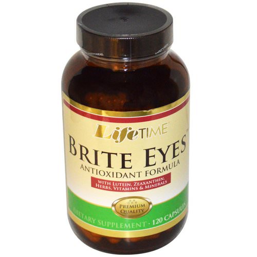 LifeTime Vitamins, Brite Eyes Antioxidant Formula, 120 Capsules Review