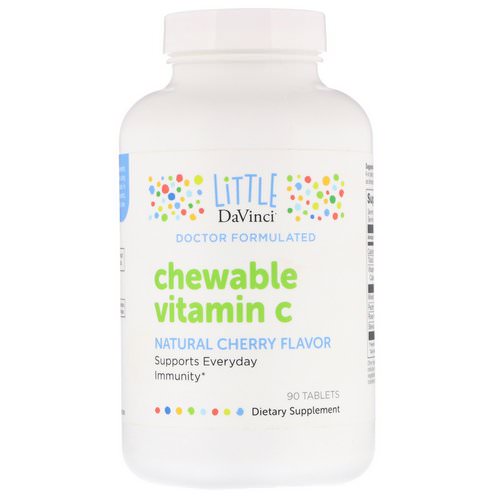 Little DaVinci, Chewable Vitamin C, Natural Cherry, 90 Tablets Review