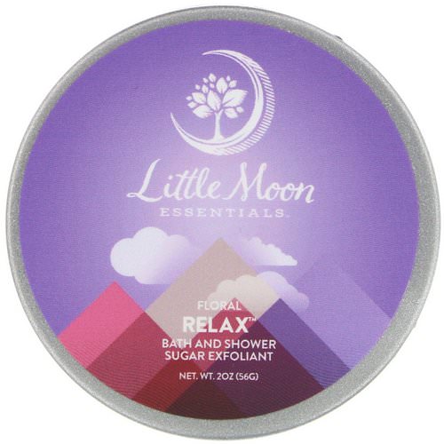 Little Moon Essentials, Relax, Floral Bath and Shower Sugar Exfoliant, 2 oz (56 g) Review