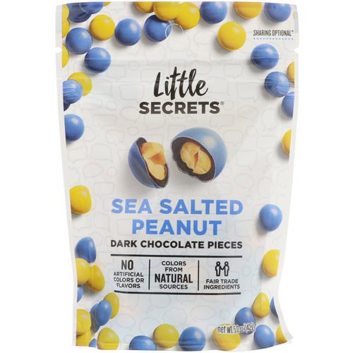 Little Secrets, Dark Chocolate Pieces, Sea Salted Peanut, 5 oz (142 g) Review