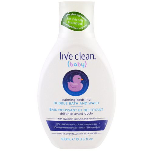 Live Clean, Baby, Calming Bedtime, Bubble Bath & Wash, 10 fl oz (300 ml) Review