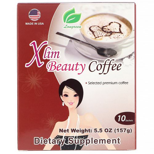 Longreen, Xlim Beauty Coffee, 10 Sachets 5.5 oz (157 g) Review