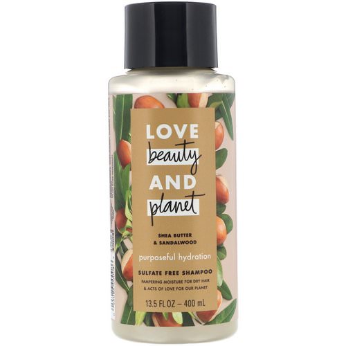 Love Beauty and Planet, Purposeful Hydration Shampoo, Shea Butter & Sandalwood, 13.5 fl oz (400 ml) Review