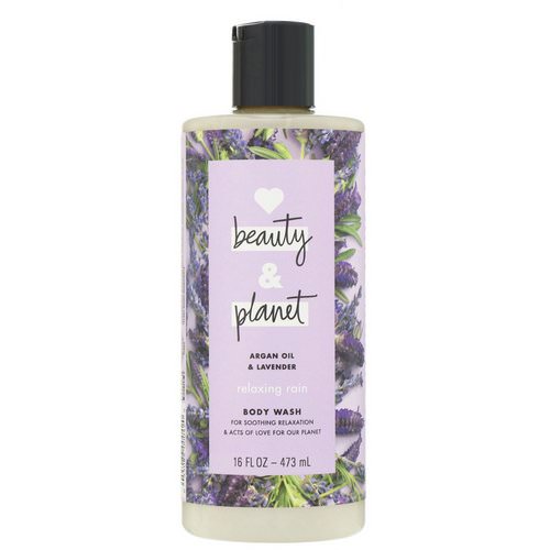 Love Beauty and Planet, Relaxing Rain Body Wash, Argan Oil & Lavender, 16 fl oz (473 ml) Review