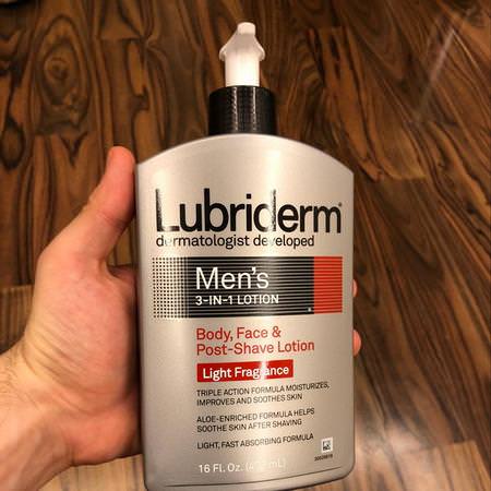 Lubriderm, Men's Lotion, Men's After Shave