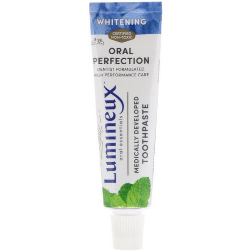 Lumineux Oral Essentials, Medically Developed Toothpaste, Whitening, .8 oz (22.7 g) Review