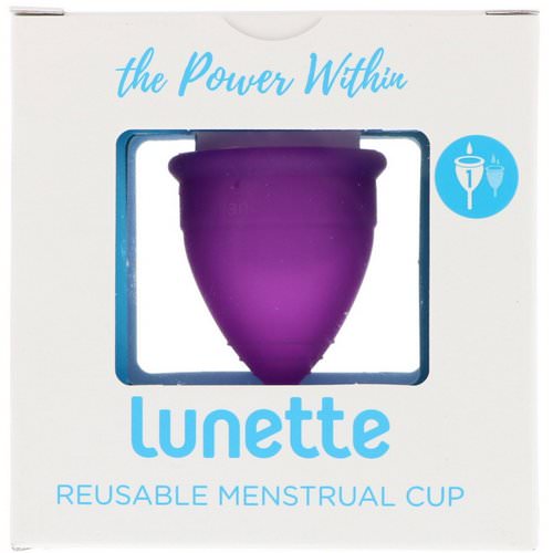 Lunette, Reusable Menstrual Cup, Model 1, For Light to Normal Flow, Violet, 1 Cup Review