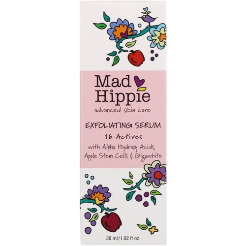 Mad Hippie Skin Care Products, Exfoliating Serum, 16 Actives, 1.02 fl oz (30 ml) Review