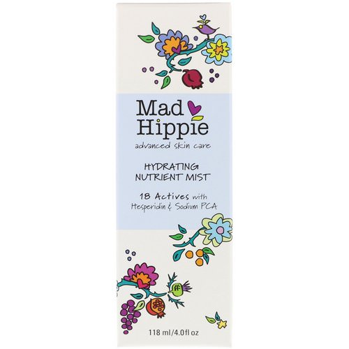 Mad Hippie Skin Care Products, Hydrating Nutrient Mist, 4.0 fl oz (118 ml) Review