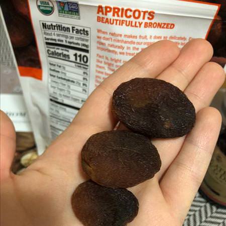 Organic Dried Apricots, In The Buff Supersnacks