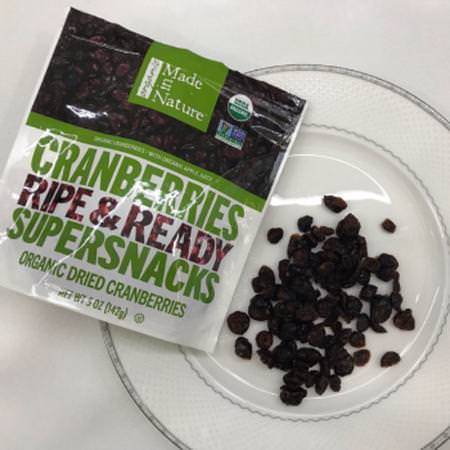 Organic Dried Cranberries, Ripe & Ready Supersnacks
