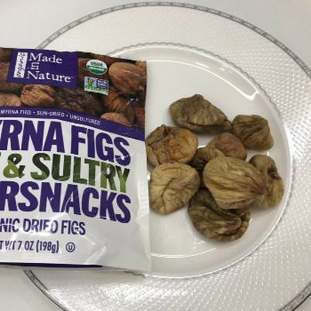 Made in Nature, Organic Dried Smyrna Figs, Soft & Sultry Supersnacks, 7 oz (198 g) Review