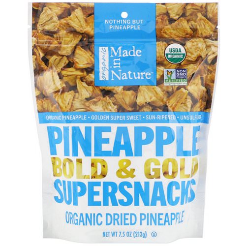 Made in Nature, Pineapple, Dried & Unsulfured, 7.5 oz (213 g) Review
