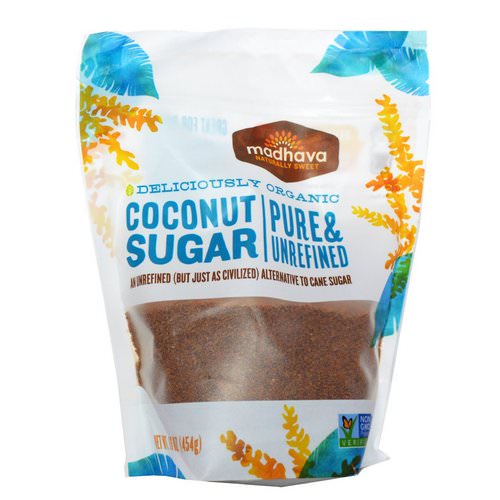 Madhava Natural Sweeteners, Deliciously Organic Coconut Sugar, 1 lb (454 g) Review