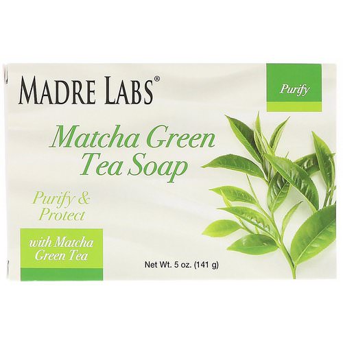Madre Labs, Matcha Green Tea, Bar Soap, with Rosemary, Marula & Argan, 5 oz (141 g) Review
