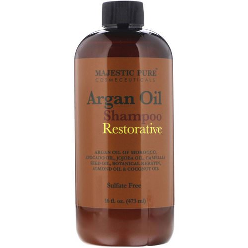 Majestic Pure, Argan Oil Shampoo, Restorative, 16 fl oz (473 ml) Review