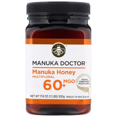 Manuka Doctor, Manuka Honey Multifloral, MGO 60+, 1.1 lbs (500 g) Review