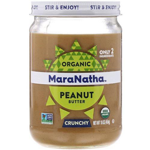 MaraNatha, Organic Peanut Butter, Crunchy, 16 oz (454 g) Review