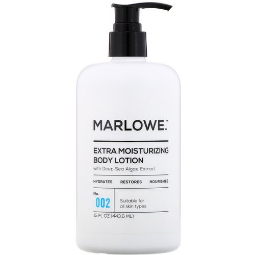 Marlowe, Extra Moisturizing Body Lotion, No. 002, 15 fl oz (443.6 ml) Review