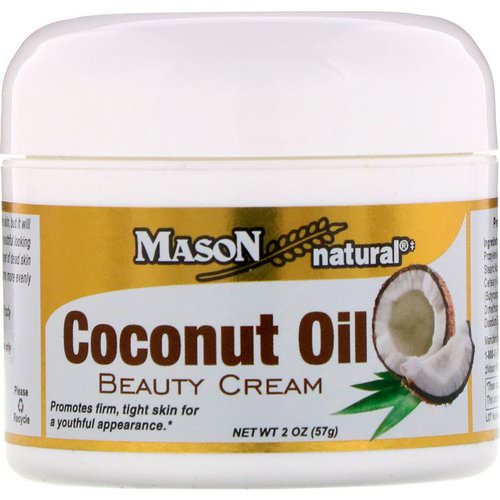 Mason Natural, Coconut Oil Beauty Cream, 2 oz (57 g) Review