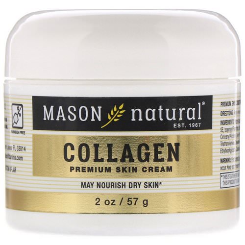 Mason Natural, Collagen Premium Skin Cream, Pear Scented, 2 oz (57 g) Review