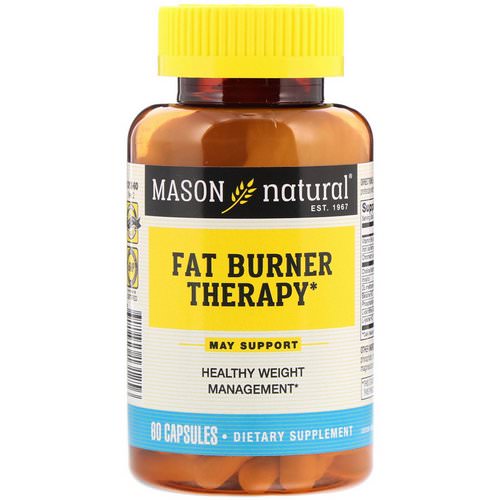 Mason Natural, Fat Burner Therapy, 60 Capsules Review