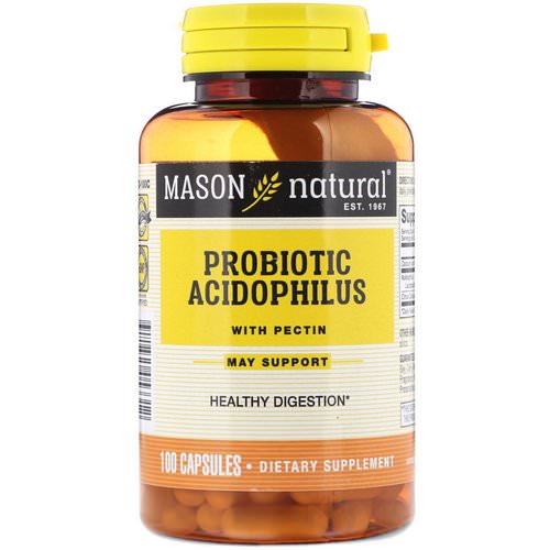 Mason Natural, Probiotic Acidophilus With Pectin, 100 Capsules Review