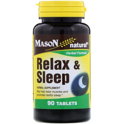 Mason Natural, Relax & Sleep, 90 Tablets Review