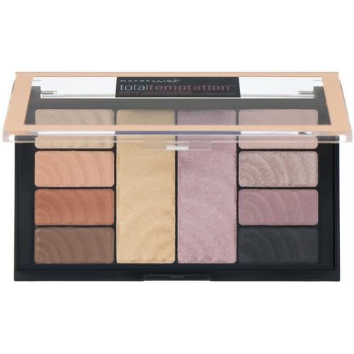 Maybelline, Total Temptation, Eyeshadow + Highlight Palette, 0.42 oz (12 g) Review