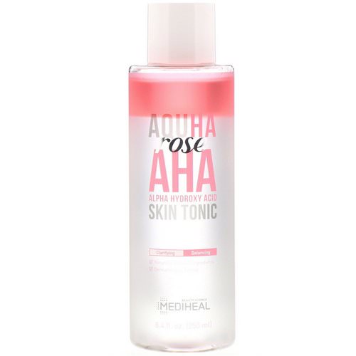 Mediheal, AQUHA Rose, AHA Skin Tonic, 8.4 fl oz (250 ml) Review