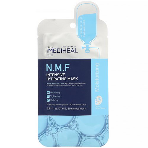 Mediheal, N.M.F Intensive Hydrating Mask, 1 Sheet, 0.91 fl. oz (27 ml) Review