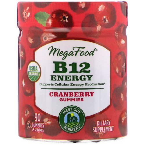 MegaFood, B12 Energy, Cranberry, 90 Gummies Review