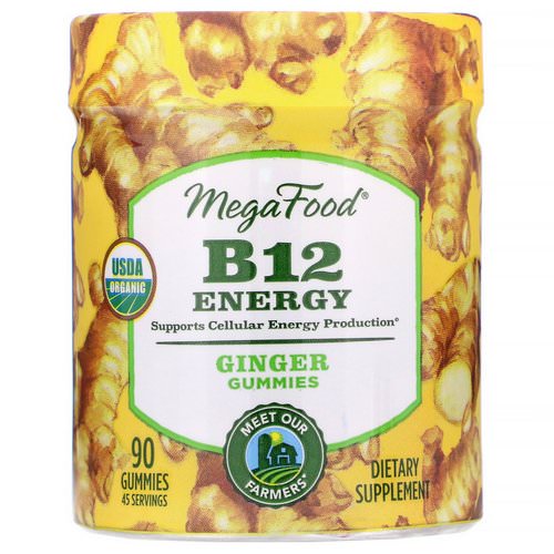 MegaFood, B12 Energy, Ginger, 90 Gummies Review