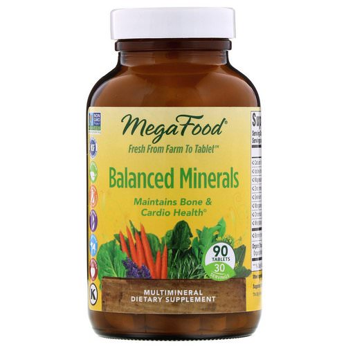 MegaFood, Balanced Minerals, 90 Tablets Review