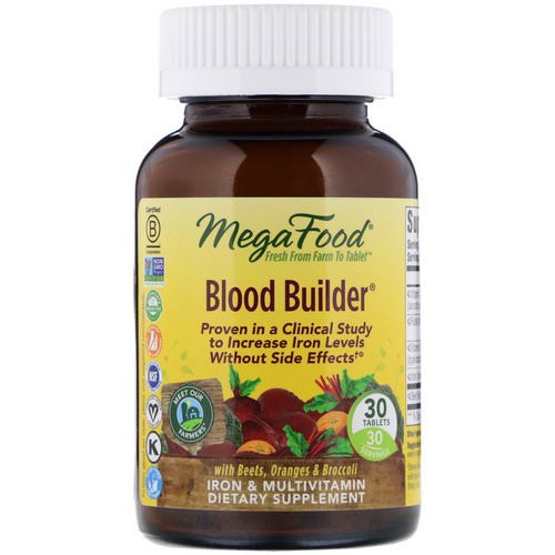 MegaFood, Blood Builder, 30 Tablets Review