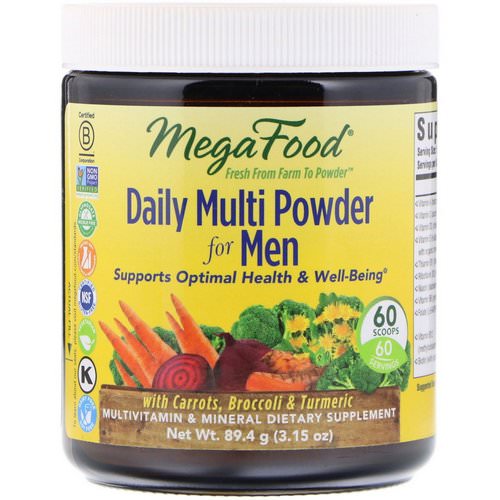 MegaFood, Daily Multi Powder for Men, 3.15 oz (89.4 g) Review