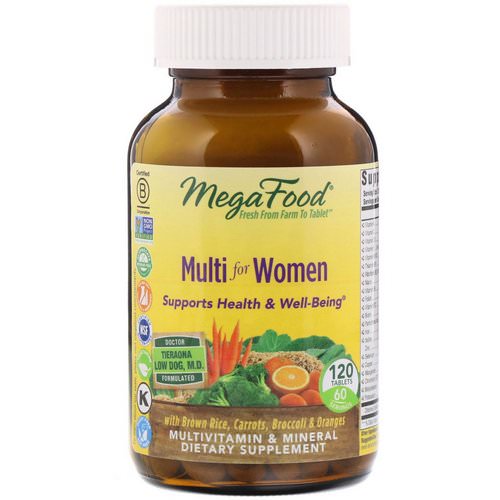 MegaFood, Multi for Women, 120 Tablets Review