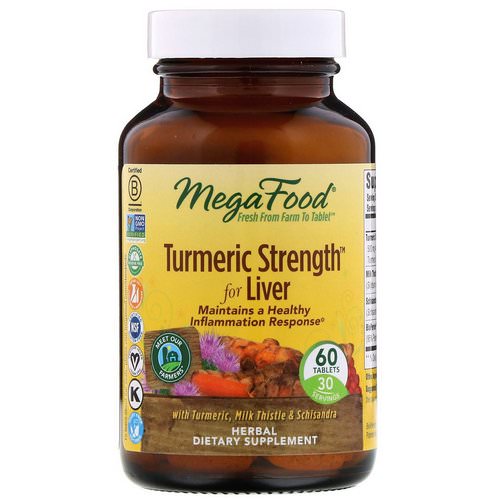 MegaFood, Turmeric Strength For Liver, 60 Tablets Review