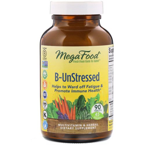 MegaFood, B-UnStressed, 90 Tablets Review