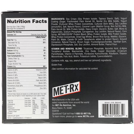 MET-Rx, Meal Bars